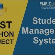 Student Management System Application Project In Python Download Free Project Source Code