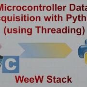 001 Чтение последовательных данных с Arduino STM32 с помощью Python используя библиотеки Thread