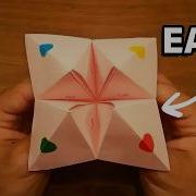 How To Make A Paper Fortune Teller EASY Origami