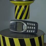 Crushing Nokia 3310 With Hydraulic Press Satisfying 5 Minute