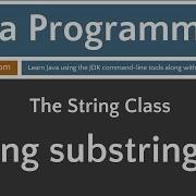 Learn Java Programming String Class Tutorials Substring
