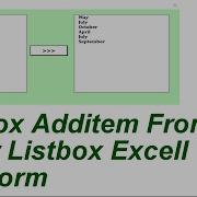 Listbox Fill From Other Listbox Excell VBA