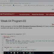 Problem Solving Through Programming In C Program Solutions Week 4 Nptel 2020