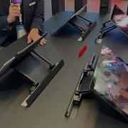 ISE 2025 Element One Demos Froscher Table And Element FOLD 17 3 4K Floating Touch Displays