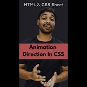 Animation Direction In CSS