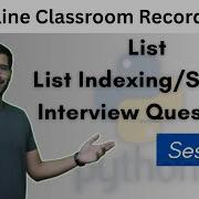 S6 Learn Python Lists List Operations And Slicing Interview And Machine Test Practice