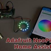 Управление светодиодами Adafruit NeoPixels с помощью Home Assistant без программирования