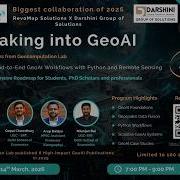 Breaking Into GeoAI Free Webinar On Geospatial AI Machine Learning Python 14 March 2026
