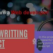 TypeWriter Effect With Pure Ilght Vanilla Javascript Tutorial PSYCHO DEVELOPER