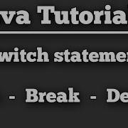 Switch Statement Getting Started With Java 3 IntelliJ IDEA
