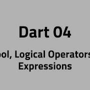 Dart 04 Basics Bool Logical Operators Expressions