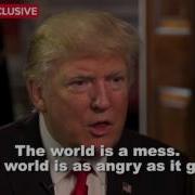 Trump The World Is A Mess Trump Interview With David Muir ABC News