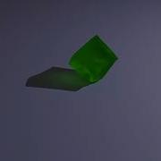 A Green Cube Of Jello Simulated In Blender Blender Blenderanimation