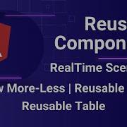 Reusable Angular Components You Ll Use Everywhere ShowMore Card Table