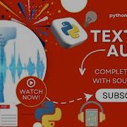 Build A Text To Speech App In Python Convert PDFs And Word Docs To Audiobooks Python