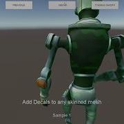 Decal For Skinned Meshes Unity 3D
