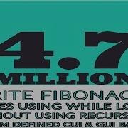 Java 15th Program Java Fibonacci Series Using While Loop Without Using Recursion System Defined