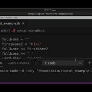 String Concatenation In Ruby