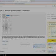 View Sparse Matrix In Python