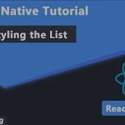 89 Styling The List In React Native