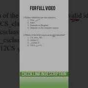 Python Revision Tour Solved MCQ 1 Short Viral Trending Python