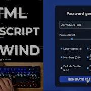 ASMR Programming Password Generator With Javascript TailwindCSS No Talking