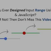 Input Range Css Design Create Custom Input Range JavaScript Tutorial Slider Input Range