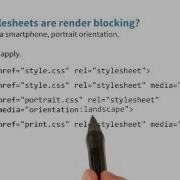 Which Stylesheets Are Render Blocking Website Performance Optimization
