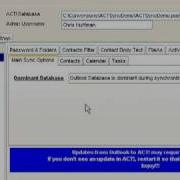 123 ACT Sync Conversion Options