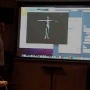 Max Msp Jitter Kinect Sensor Avatar Control Demonstration