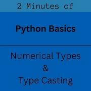 Python Tutorial Numerical Types And Type Casting In 2 Minutes