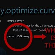 SciPy Curve Fit What Is Pcov