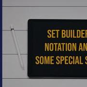 Set Builder Notation And Some Special Sets GCSE IGCSE