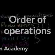 Introduction To Order Of Operations Arithmetic Properties Pre Algebra Khan Academy