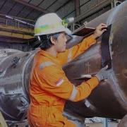 Radiography Testing Vessel Condensate Refinery Project