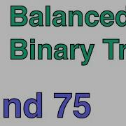 LeetCode 110 Balanced Binary Tree C