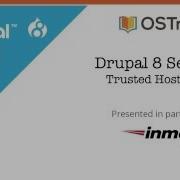 Drupal 8 Security Lesson 3 Trusted Hosted Settings