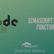 Node Js ECMA Script 6 Functions ES6 Functions Node Js Tutorial Series