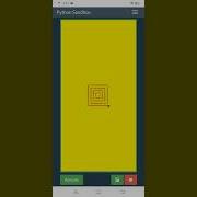 Draw A Spiral Square Pattern Using Turtle Module In Python