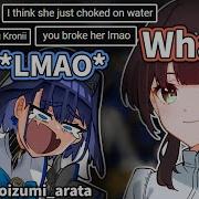 Sally Broke Kronii With Her Random Comment She Can T Stop Laughing