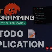 Rust Todo App Project CLI Project Using All Concepts Hands On Tutorial