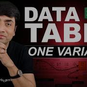 One Variable Data Table In Excel In Hindi