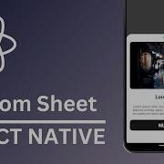 How To Create Bottom Sheet In React Native