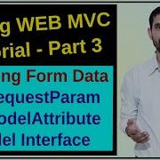17 Handling Form Data In Spring MVC Using Annotations RequestParam ModelAttribute Model
