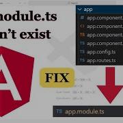 Solve Problem Of Missing App Module Ts In Angular App Module Ts حل مشكلة فقدان