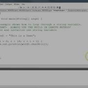 Java Strings Using Loops