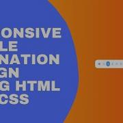 Responsive Simple Pagination Design Using HTML And CSS Code Mark