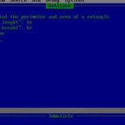Program To Find The Area And Perimeter Of A Rectangle Qbasic