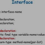 Interface In Java In Telugu JAVA In Telugu Lecture 39