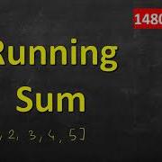 Running Sum Of 1d Array LeetCode 1480 C Java Python